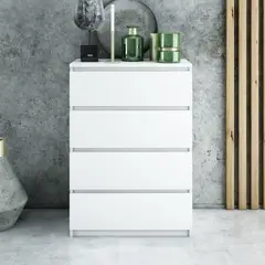 GENERICO - Comoda 4 Cajones Emma Blanco Coricha Home