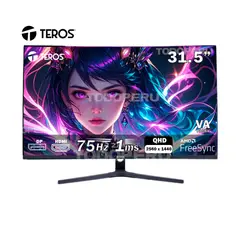 TEROS - Monitor Curvo TE-3253S 315” QHD VA 75Hz 1ms