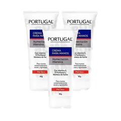 PORTUGAL - PACK 3 CREMA PARA MANOS 80G