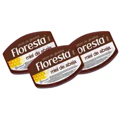 PORTUGAL - PACK 3 JABÓN CON GLICERINA MIEL DE ABEJA 100G FLORESTA