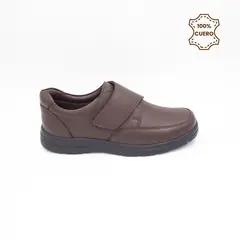 FAR WEST - Zapatos Escolares - Colegio Pega Pega Niño Noah Cuero Marrón