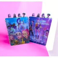 JM IMPORT - Cuaderno A5 K POP 80 hojas (HUNTRIX / KPOP DemonHunters)