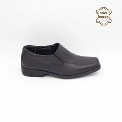 FAR WEST - Zapatos Escolares - Colegio Mocasín Niño Diego Cuero Negro