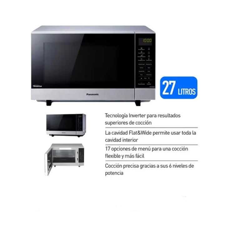 Horno microondas 27L NN-SF564MRPM