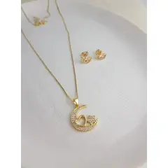 GENERICO - JUEGO DE COLLAR Y ARETES