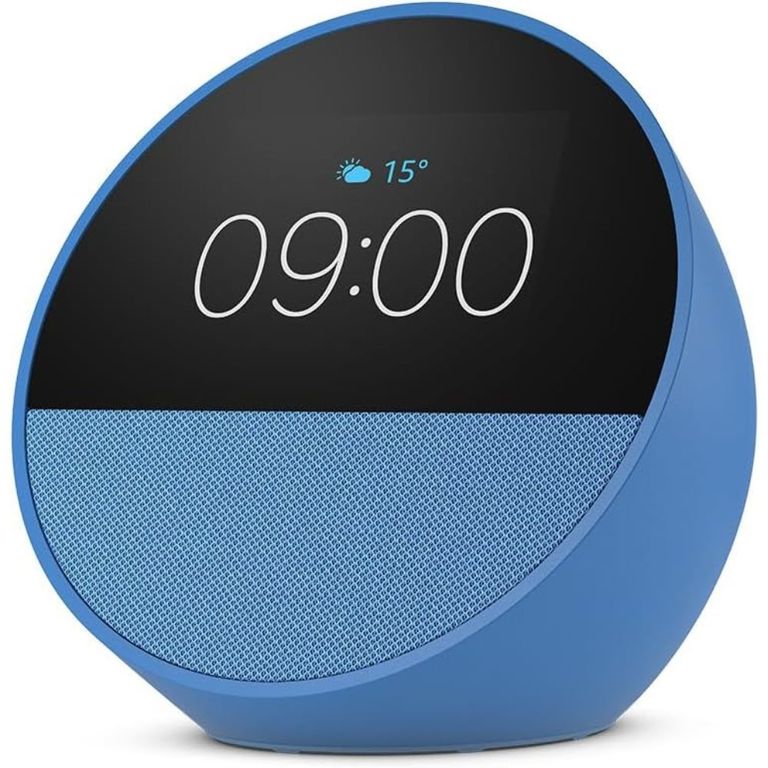 Echo Spot Parlante Inteligente Color Azul Acero