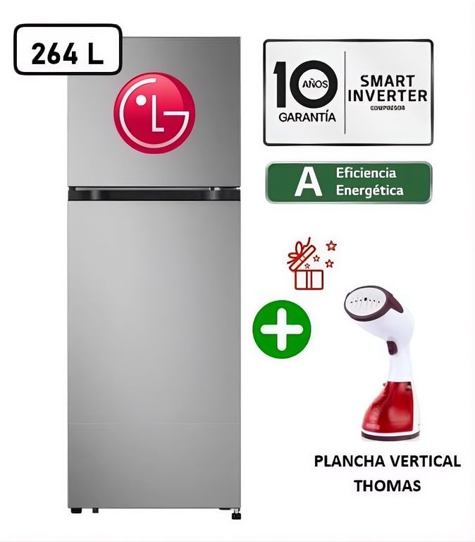 Refrigeradora VT26BPY 264L Linear Cooling Top Freezer Plateada