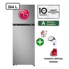 LG - Refrigeradora VT26BPY 264L Linear Cooling Top Freezer Plateada