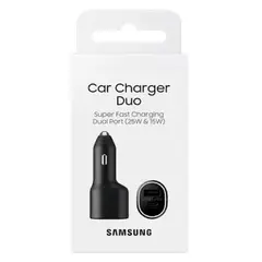 SAMSUNG - Cargador de Auto 25W+15W Dual para A37