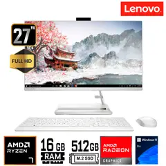 LENOVO - All in One IdeaCentre 3 27" FHD Ryzen 7 7730U Ram16GB SSD 512GB Windows 11
