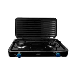 GENERICO - Cocina de Mesa a Gas 2 Hornillas Volker