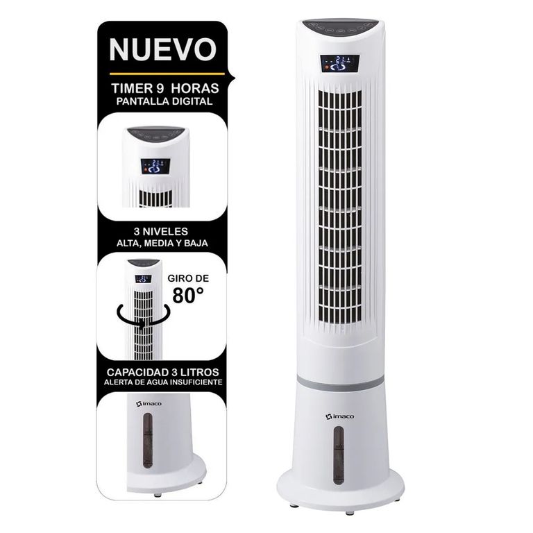 Enfriador Y Humidificador de Aire Digital 58W IYS5535