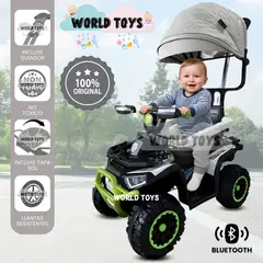 BABY - Correpasillo Guiador a Batería «TROXSU II» Con Bluetooth Grey