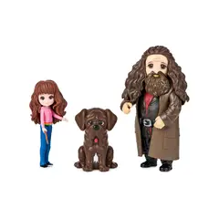HARRY POTTER - Wizarding World Magical Minis Hermione Rubeus and Hagrid