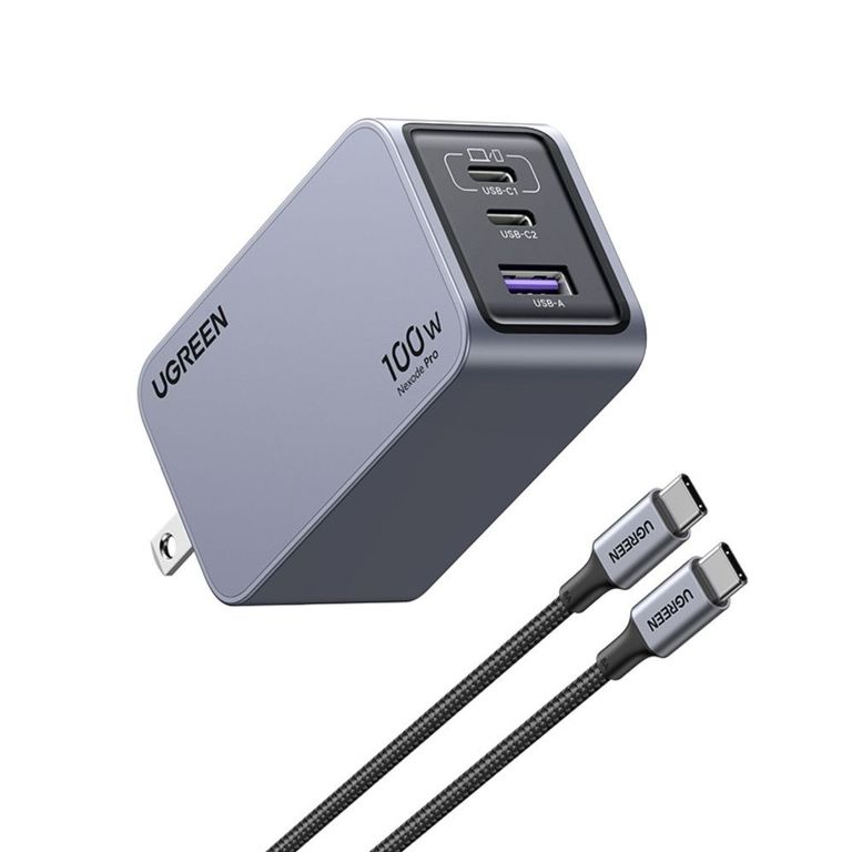 Cargador Nexode Pro 3 Puertos GaN 100W Carga Rápida X757 25873