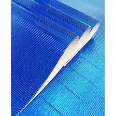 GENERICO - Set de 4 Papel corrugado metalizado de 70cm x 50cm
