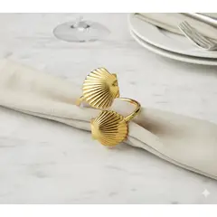 MAP DESIGN HOME - SET DE 6 AROS DE SERVILLETA CARACOLE PLAYA