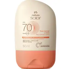 NATURA - Protector Solar Facial Piel Normal a Seca FPS 70 Solar 50ml