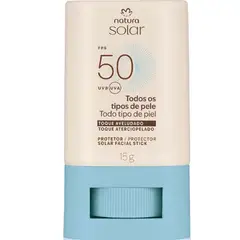 NATURA - Protector Solar Facial en Barra FPS 50 Solar 15g