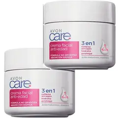 AVON - Pacx 2 Care Crema Facial Anti-edad 3 En 1 - 100 g