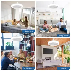ROHS - FOCO VENTILADOR DE TECHO PACK X2 UNIDADES