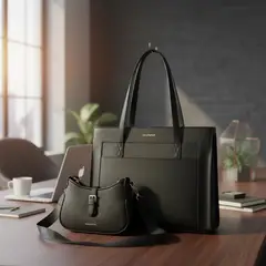 GENERICO - Cartera portalaptop + Baguette - Golden wolf