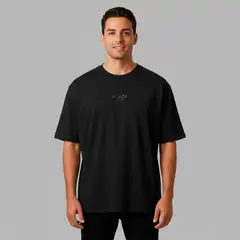BLACK BEAR - Polo Human Made para hombre - Negro