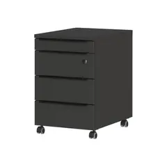 R&R MUEBLES - Archivador Moderno Flum Negro