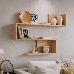 GENERICO - Repisa Flotante Melamina 110x80x15cm Duna