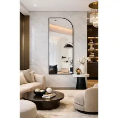 GENERICO - Espejo Decorativo Monarch Metal Design 170x80 cm