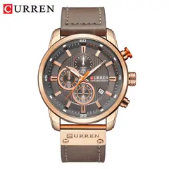 CURREN - Reloj Hombre Elegante Caballero