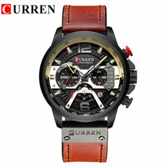 CURREN - Reloj Hombre Elegante Caballero