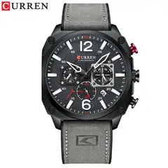 CURREN - Reloj Hombre Elegante Caballero