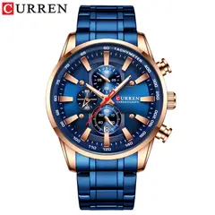 CURREN - Reloj Hombre Elegante Caballero