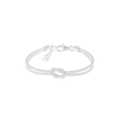 BALIQ - Pulsera Nudos Plata 925