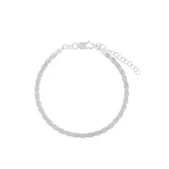 BALIQ - Pulsera Cordón Plata 925