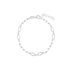 BALIQ - Pulsera de Plata 925 Modelo Bolitas de 17 cm para Mujer