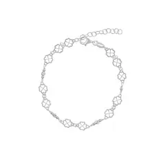 BALIQ - Pulsera Trebol Plata 925