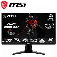 MSI - Monitor MAG 255F E20 245″ Full HD Rapid IPS 200Hz Gaming