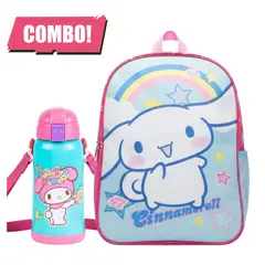 GENERICO - MOCHILA 3 EN 1 MULTIPACK PARA NIÑOS Y NIÑAS + TOMA TODO CAÑA ESCOLAR REGRESO A CLASES