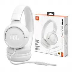 JBL - AUDIFONOS TUNE 520C Con Conector USB C Hi RES - BLANCO