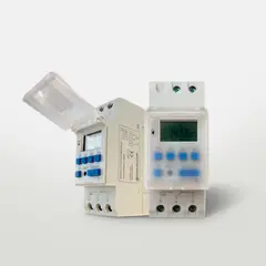 CEMLIGHTING - Timer Digital Programable 16A para Riel DIN Temporizador Horario Eléctrico