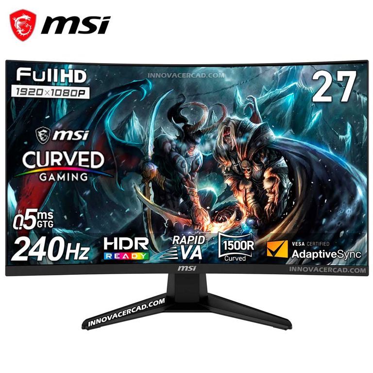 Monitor Curvo Mag 275cf X24, 27 FULL HD 1920 X 1080, 240hz, 0.5ms, HDR, Adaptive SYNC