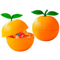 GENERICO - Recipiente en forma de fruta naranja multifuncional