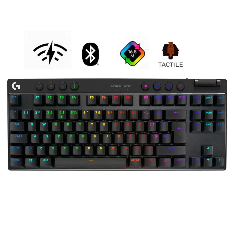 TECLADO PRO X TKL LIGHTSPEED USB BLACK