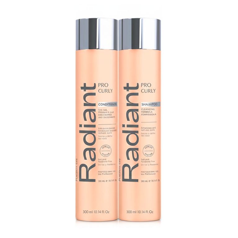 Radiant Pro Curly Shampoo y Acondicionador 300 ml