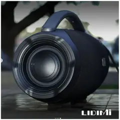 LIDIMI - Parlante Portátil LD-S641 X-Bass Bluetooth 5.0 2 Altavoces Negro