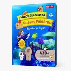 GENERICO - Libro Educativo Interactivo Bilingüe para Niños con Sonido