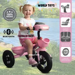 BABY - Triciclo con Bluetooth «TRILOGY» Pink