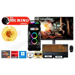 AMD - Computadora LPC Cratus Ryzen 9 7900 32GB RAM 1TB SSD 32" Radeon RX 9060 XT 16GB Windows 11 Pro